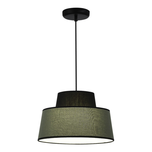 SL1354.433.01 Светильник подвесной ST-Luce Черный/Хаки E27 1*40W ДЖЕККИ