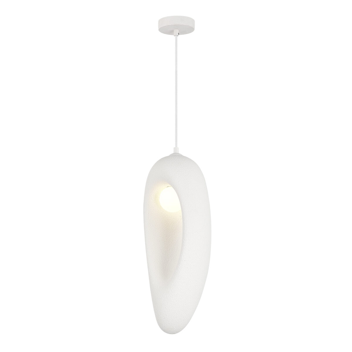 SL1522.533.01_01W SL1522.533.01 Светильник подвесной ST-Luce белый/белый E27 1*25W ВАБИ САБИ — изображение 1