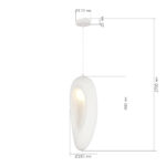 SL1522.533.01 Светильник подвесной ST-Luce белый/белый E27 1*25W ВАБИ САБИ — изображение 4