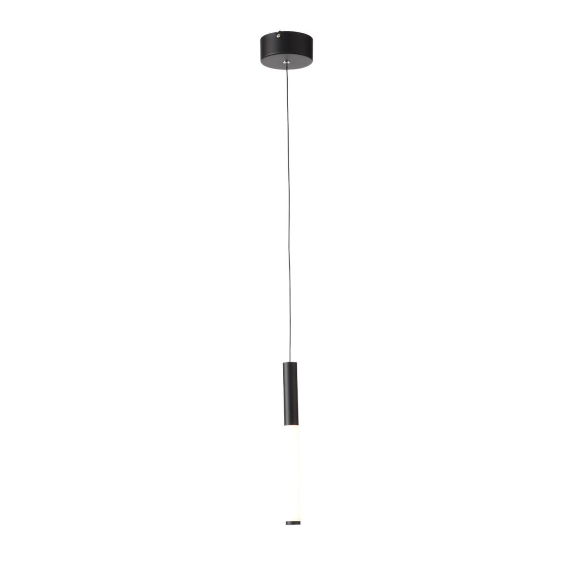 SL1593.403.01 Светильник подвесной ST-Luce Черный/Белый LED 1*8W 3000K ГАЛЛАРИ — изображение 1
