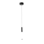 SL1593.403.01 Светильник подвесной ST-Luce Черный/Белый LED 1*8W 3000K ГАЛЛАРИ