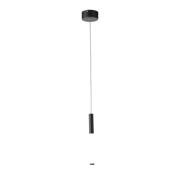 SL1593.403.01 Светильник подвесной ST-Luce Черный/Белый LED 1*8W 3000K ГАЛЛАРИ