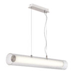 SL2010.103.01 Светильник подвесной ST-Luce Никель/Белый, Прозрачный LED 1*33W 3000K/4000K ЭНФИС