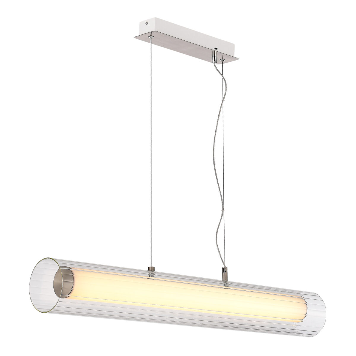 SL2010.103.01 Светильник подвесной ST-Luce Никель/Белый, Прозрачный LED 1*33W 3000K/4000K ЭНФИС — изображение 4