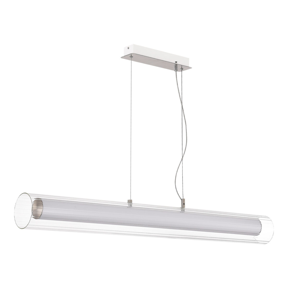 SL2010.113.01 Светильник подвесной ST-Luce Никель/Белый, Прозрачный LED 1*40W 3000K/4000K ЭНФИС — изображение 2