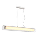 SL2010.113.01 Светильник подвесной ST-Luce Никель/Белый, Прозрачный LED 1*40W 3000K/4000K ЭНФИС — изображение 4