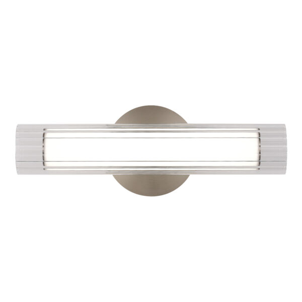 SL2010.121.01 Светильник настенный ST-Luce Никель/Белый, Прозрачный LED 1*7W 3000K/4000K ЭНФИС