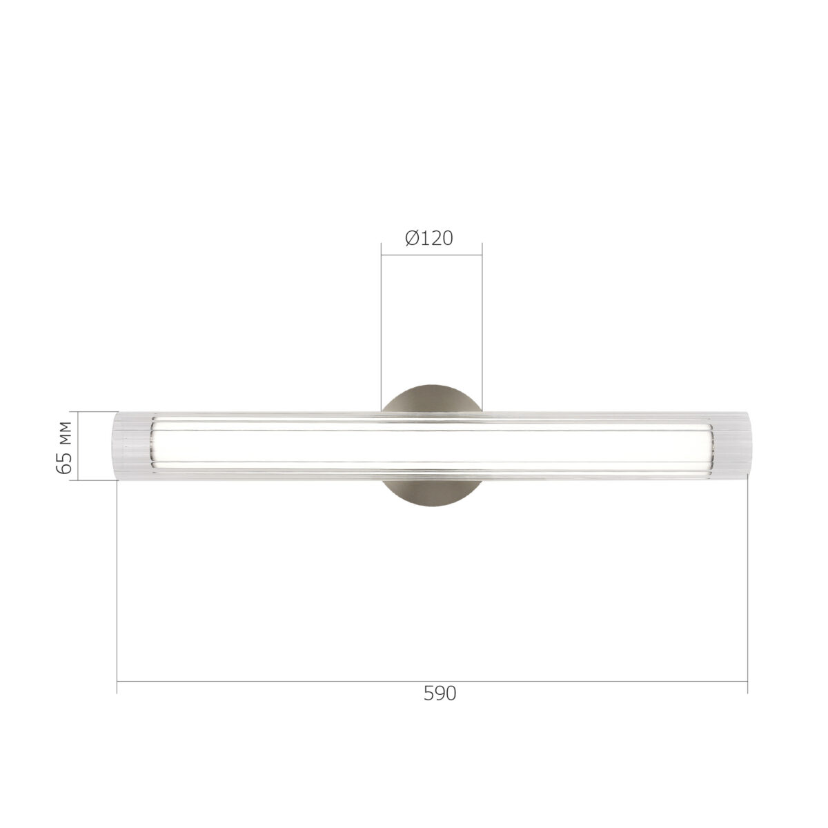 SL2010.131.01 Светильник настенный ST-Luce Никель/Белый, Прозрачный LED 1*13W 3000K/4000K ЭНФИС — изображение 9