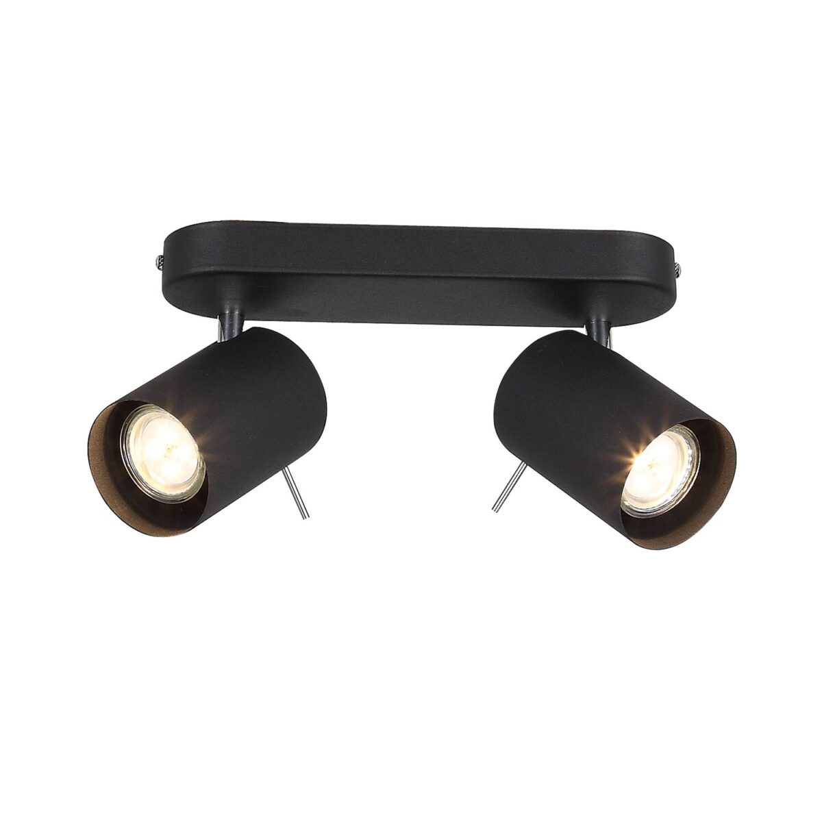 SL597.401.02_01W SL597.401.02 Спот ST-Luce Черный, Хром/Черный GU10 LED 2*3W Потолочные светильники — изображение 1