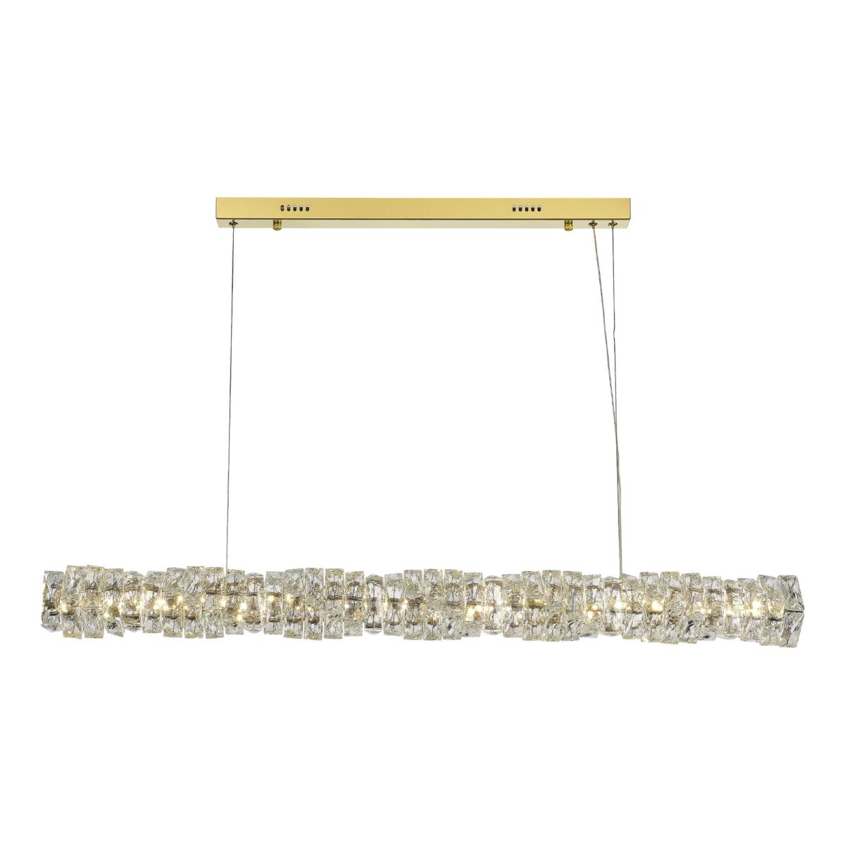 SL6010.203.30 Светильник подвесной ST-Luce Золотистый/Прозрачный LED 1*30W ЭСПИРА — изображение 4