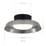 SL6019.412.01 Светильник потолочный ST-Luce Черный/Дымчатый, Белый LED 1*36W 3000K ФОРЕЙ — изображение 4