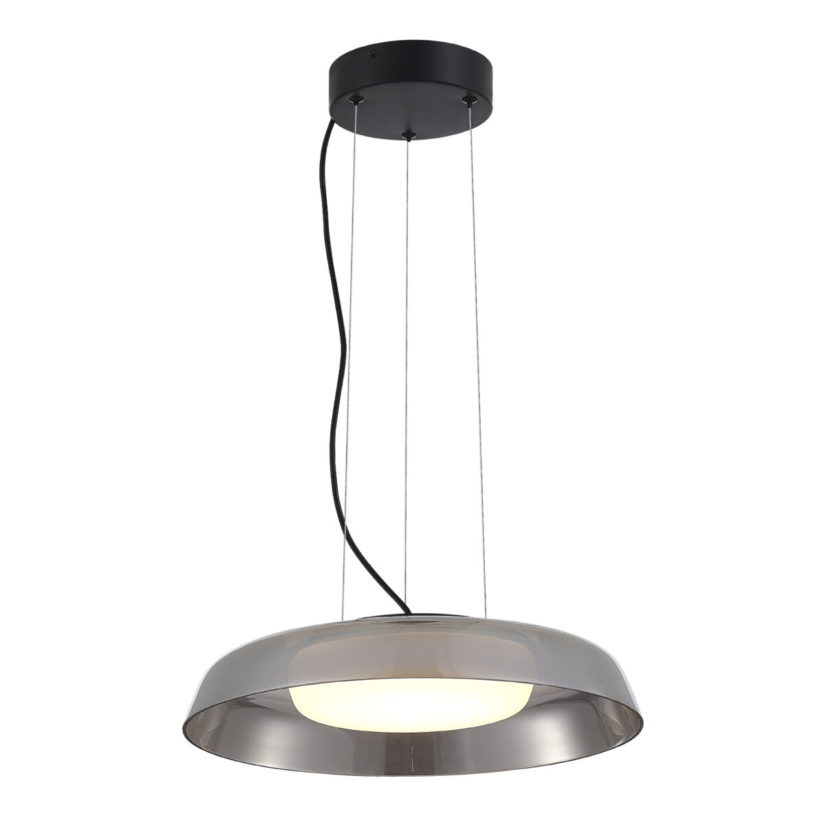 SL6019.413.01 Светильник подвесной ST-Luce Черный/Дымчатый, Белый LED 1*36W 3000K ФОРЕЙ — изображение 1