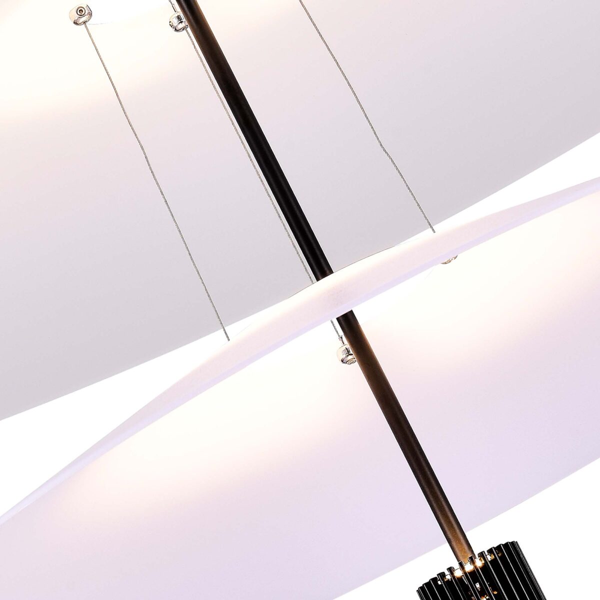 SL6101.403.01 Люстра подвесная ST-Luce Черный/Белый LED 1*15W 3000K ИСОЛА — изображение 4