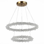 SL6105.203.02 Люстра подвесная ST-Luce Золотистый/Прозрачный LED 1*80W 3000 - 6500K ЛУККЕРО — изображение 2
