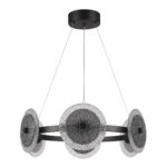 SL6142.433.01 Светильник подвесной ST-Luce черный/дымчатый LED 1*34W 4000K АЛЮМО — изображение 2
