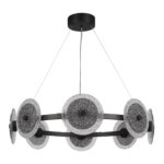 SL6142.443.01 Светильник подвесной ST-Luce черный/дымчатый LED 1*44W 4000K АЛЮМО — изображение 2