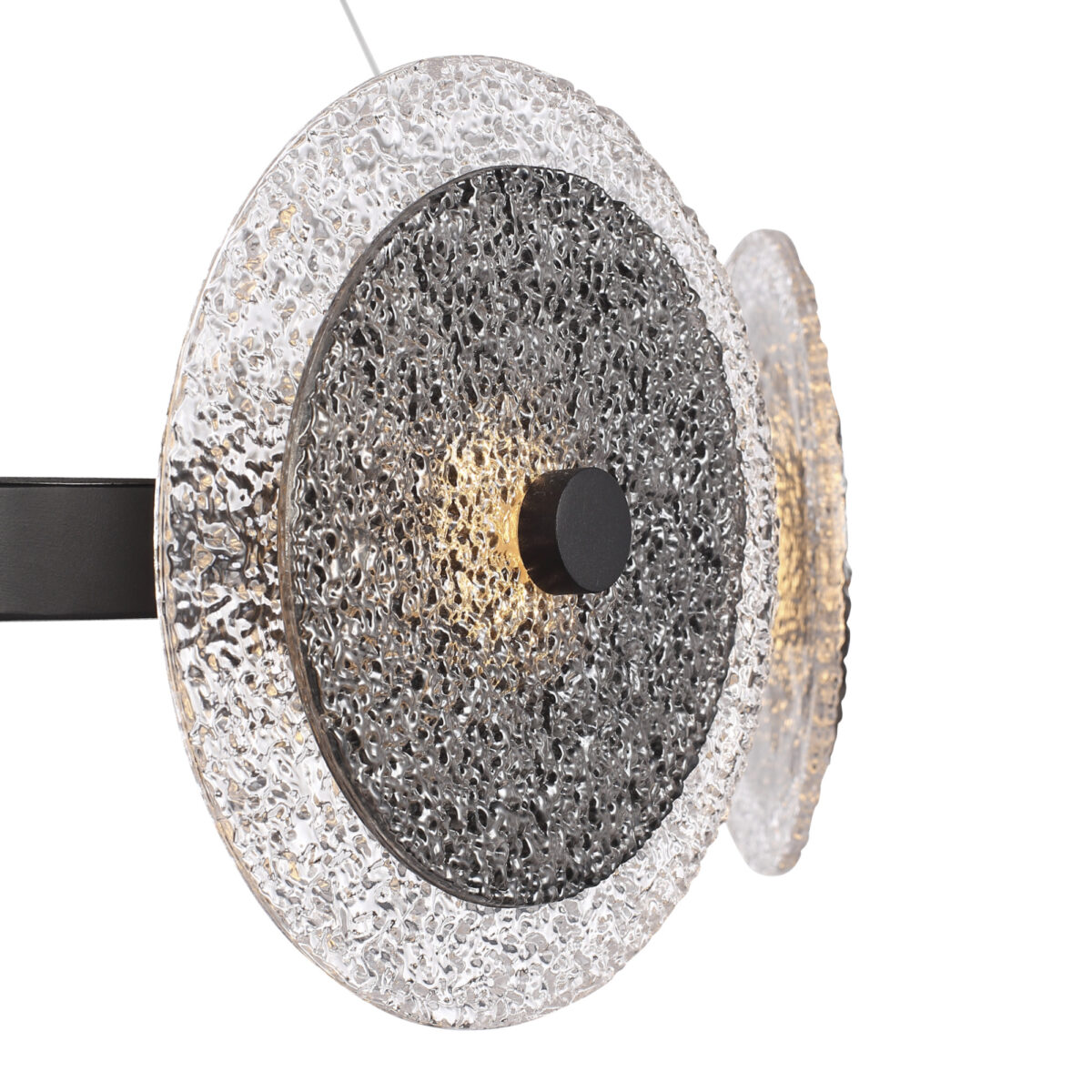 SL6142.443.01 Светильник подвесной ST-Luce черный/дымчатый LED 1*44W 4000K АЛЮМО — изображение 4