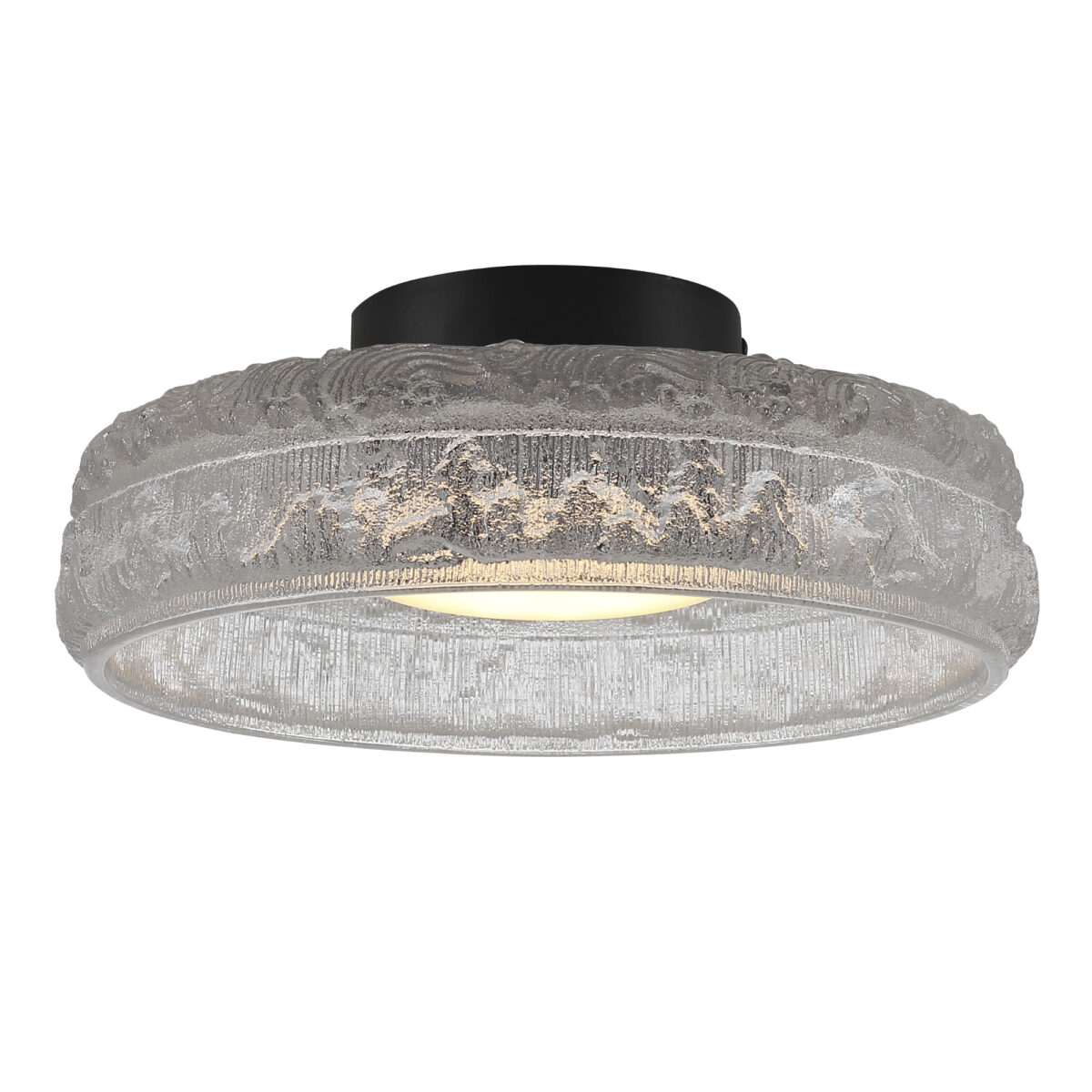 SL6143.402.01 Светильник потолочный ST-Luce черный/прозрачный LED 1*15W 4000K АНТИК — изображение 1