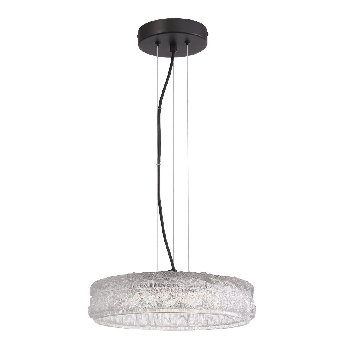 SL6143.403.01 Светильник подвесной ST-Luce черный/прозрачный LED 1*15W 4000K АНТИК — изображение 1