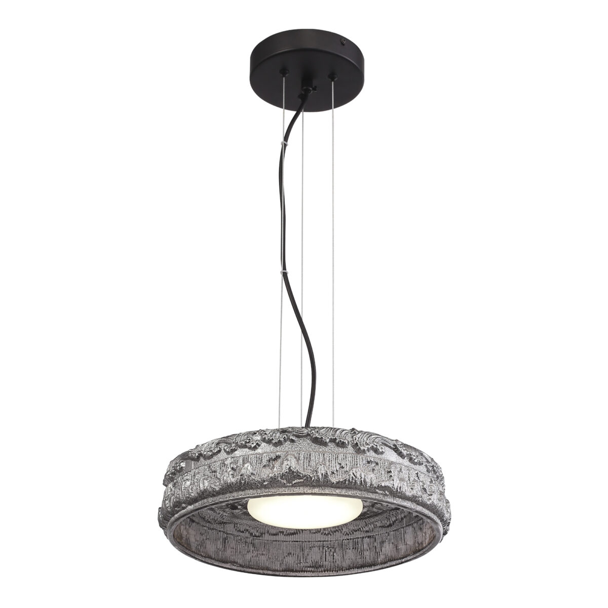 SL6143.413.01 Светильник подвесной ST-Luce черный/дымчатый LED 1*15W 4000K АНТИК — изображение 1