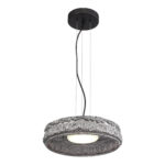 SL6143.413.01 Светильник подвесной ST-Luce черный/дымчатый LED 1*15W 4000K АНТИК