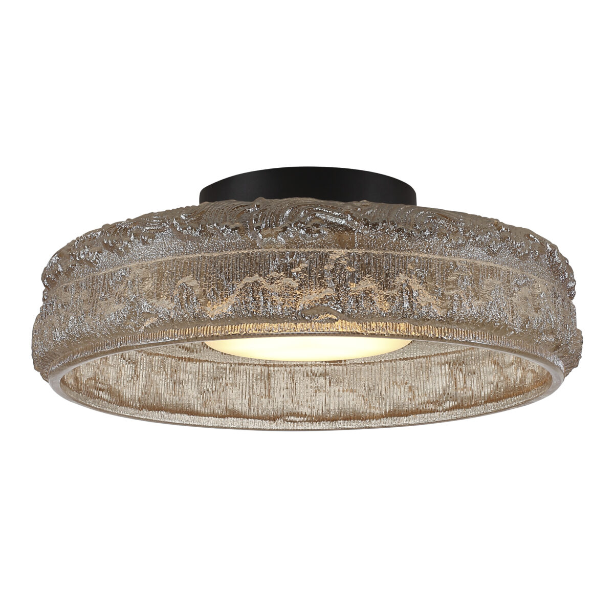 SL6143.422.01 Светильник потолочный ST-Luce черный/шампань LED 1*15W 4000K АНТИК — изображение 1