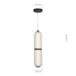 SL6144.403.01 Светильник подвесной ST-Luce черный/прозрачный LED 1*22W 4000K САГУАРО — изображение 4