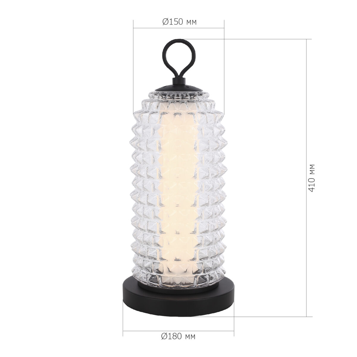 SL6144.404.01 Прикроватная лампа ST-Luce черный/прозрачный LED 1*12W 4000K САГУАРО — изображение 4