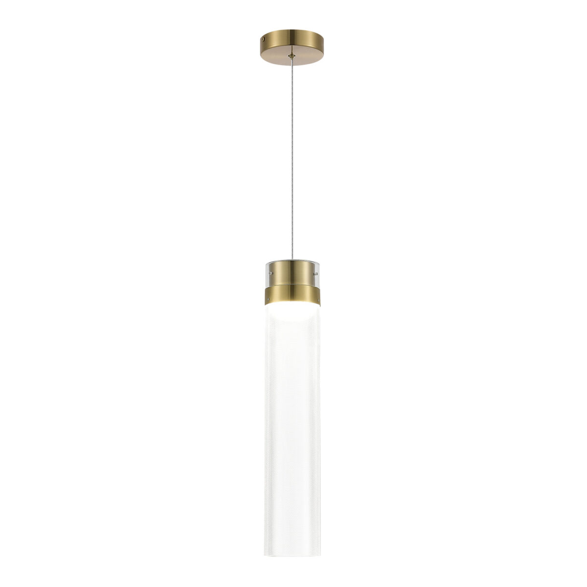 SL6236.303.01 Светильник подвесной ST-Luce Латунь/Прозрачный LED 1*12W 4000K ШАМПАНЬ — изображение 1
