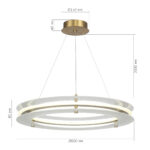 SL6245.203.01 Светильник подвесной ST-Luce золотистый/Прозрачный LED 1*40W 4000K ФЭГИ — изображение 5
