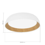 SLE1812-502-01 Светильник потолочный Белый, Древесный/белая LED 1*36W 4000K МЬЮЗЕ — изображение 2