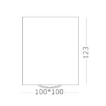 ST109.407.01 Светильник потолочный Черный GU10 1*50W L100xW100xH123 220V Без ламп Накладные светильники — изображение 3