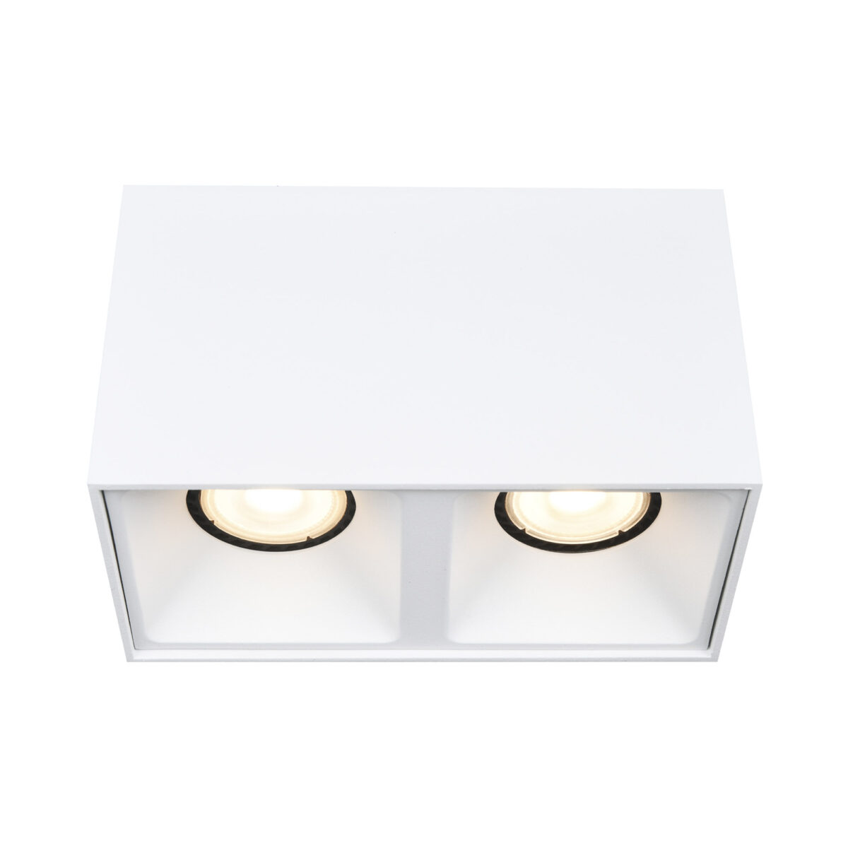 ST168.502.02_01W ST168.502.02 Светильник потолочный Белый GU10 2*50W IP20 L82,5xW165xH104 220V Без ламп Накладные светильники — изображение 1