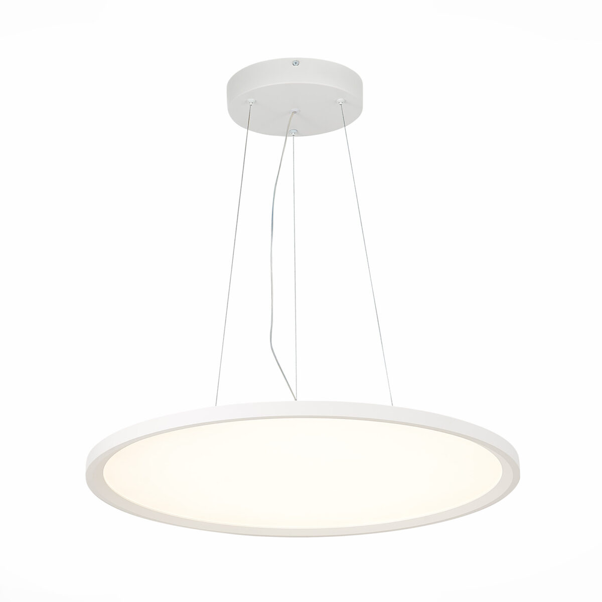 ST602.543.56 Светильник подвесной Белый LED 1*56W 4000K 5 040Lm Ra>80 120 IP20 D600xH35 185-265V Подвесные светильники — изображение 1