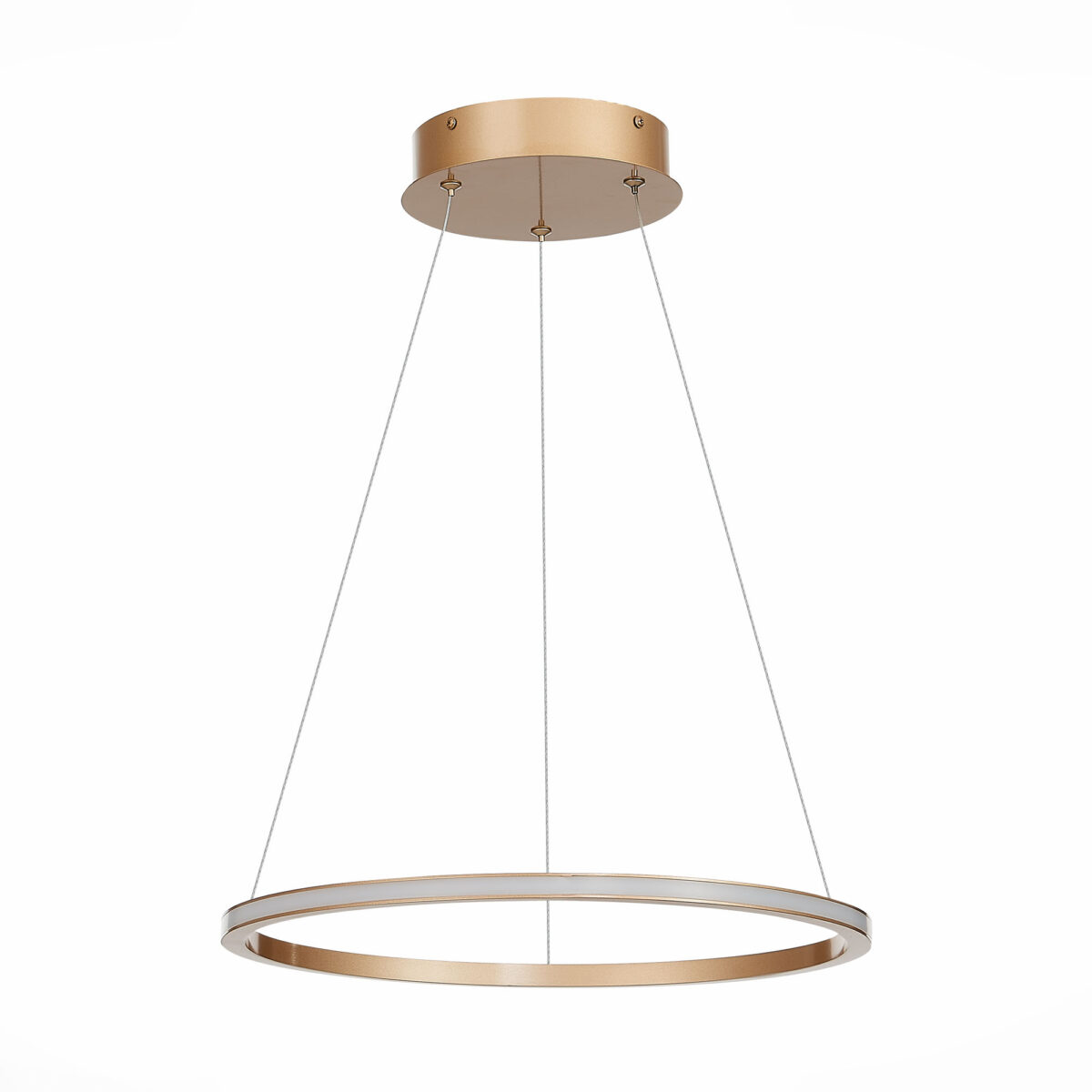 ST604.243.22 Светильник подвесной ST-Luce Золотистый/Белый LED 1*22W 4000K Подвесные светильники — изображение 2