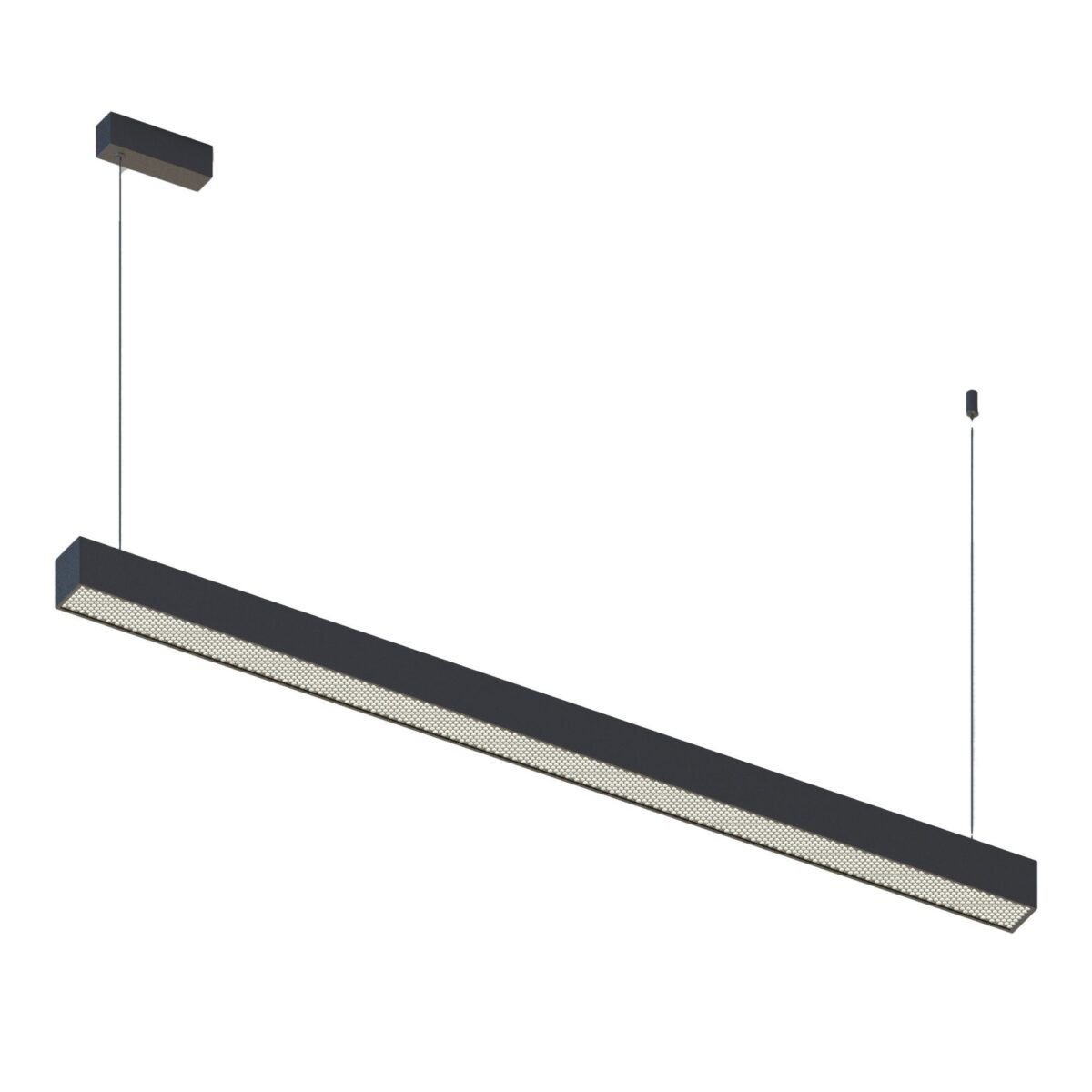 ST612.433.32 Светильник подвесной Черный LED 1*35W 3000K 2167Lm 120° IP20 L1120xW50xH60 180-220V Подвесные светильники — изображение 1