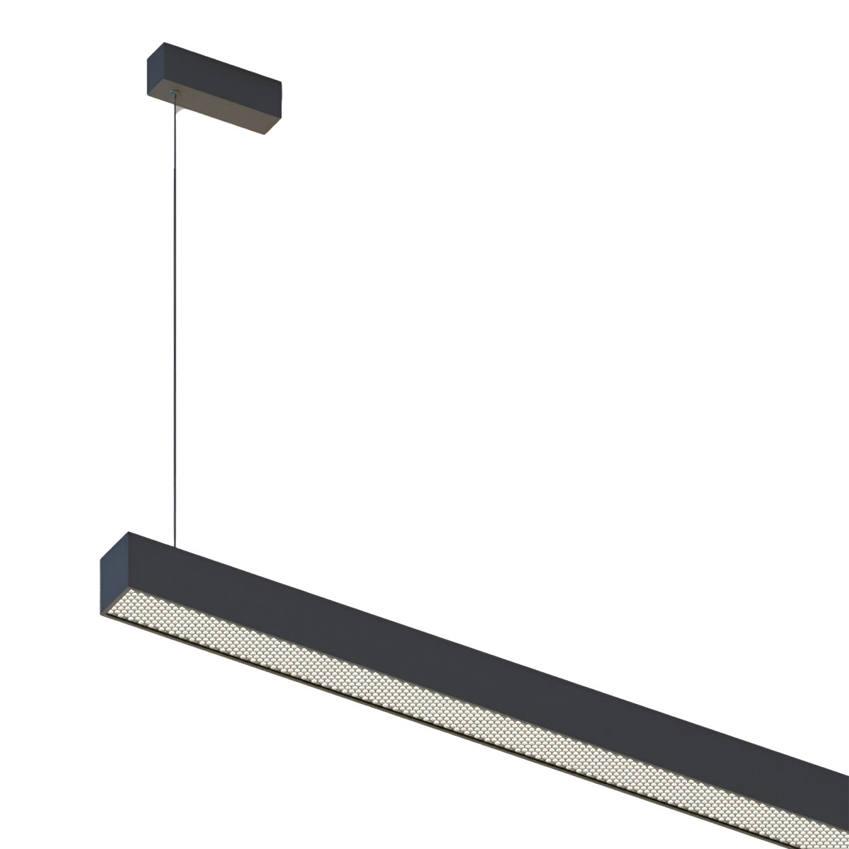 ST612.433.32 Светильник подвесной Черный LED 1*35W 3000K 2167Lm 120° IP20 L1120xW50xH60 180-220V Подвесные светильники — изображение 2