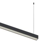 ST612.433.32 Светильник подвесной Черный LED 1*35W 3000K 2167Lm 120° IP20 L1120xW50xH60 180-220V Подвесные светильники — изображение 3