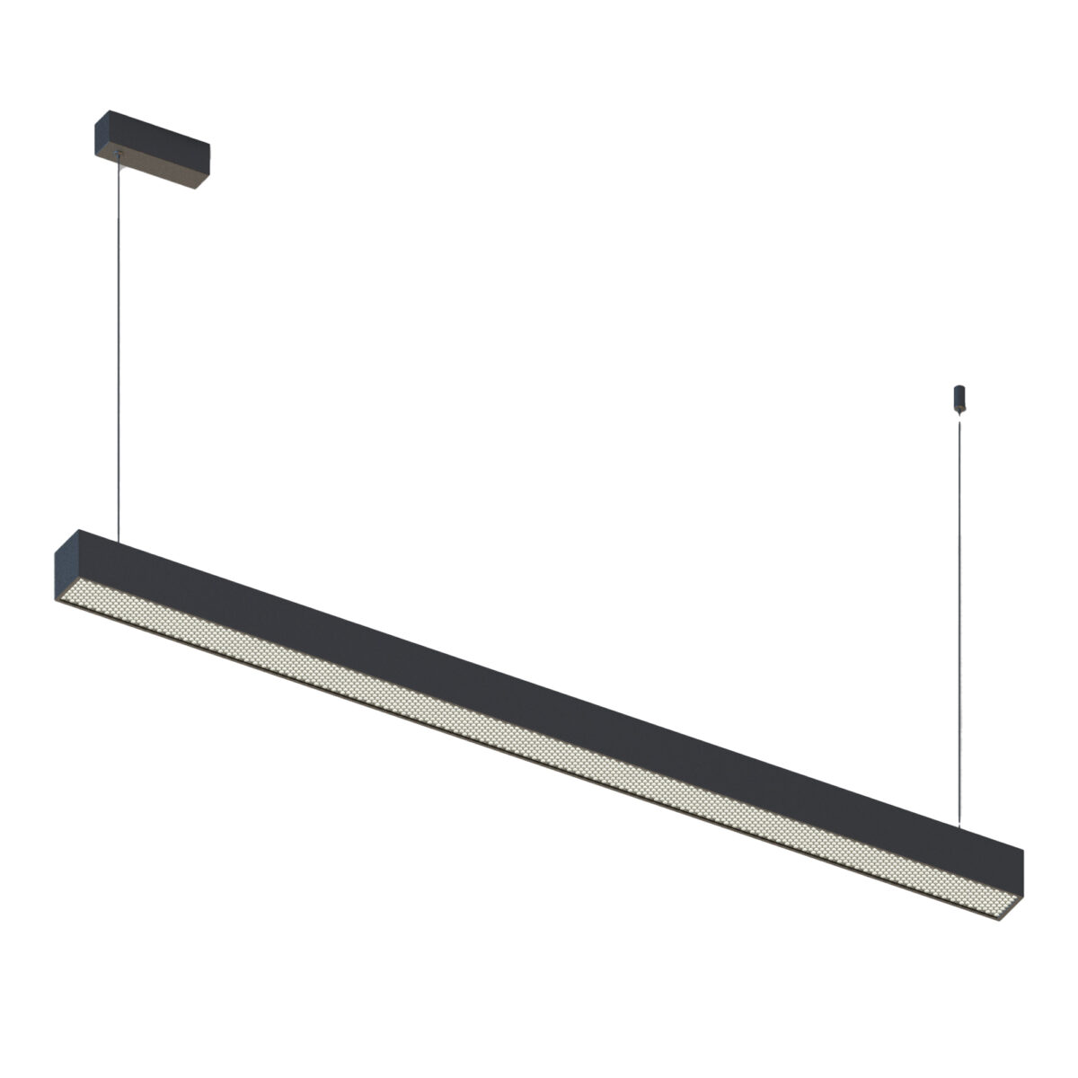 ST612.443.32 Светильник подвесной Черный LED 1*35W 4000K 2167Lm 120°IP20 L1120xW50xH60 180-220V Подвесные светильники — изображение 1