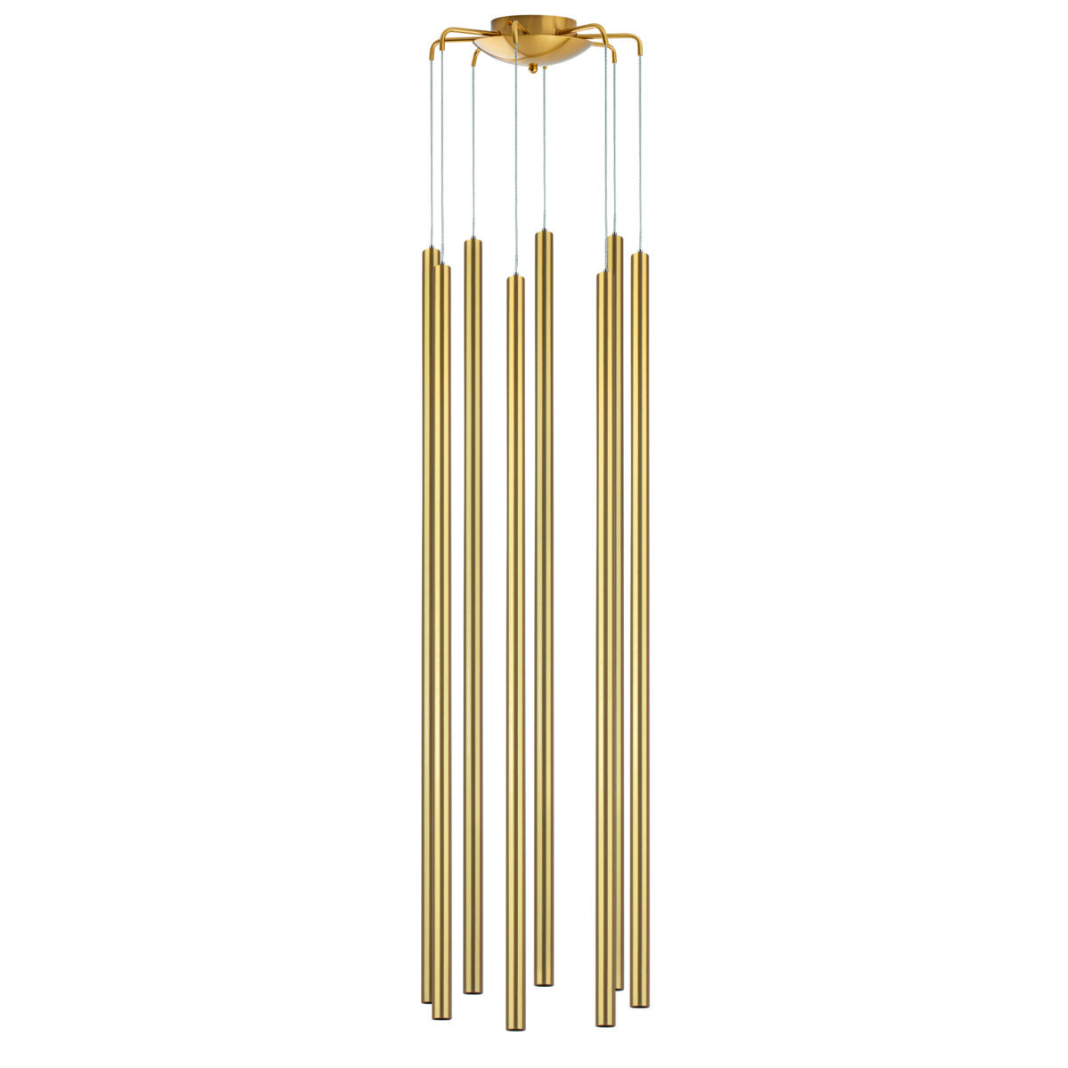L8T747433 Люстра TUBO LED 40W 2400LM 25G ЗОЛОТО 3000K (574733+747433 (8шт) — изображение 1