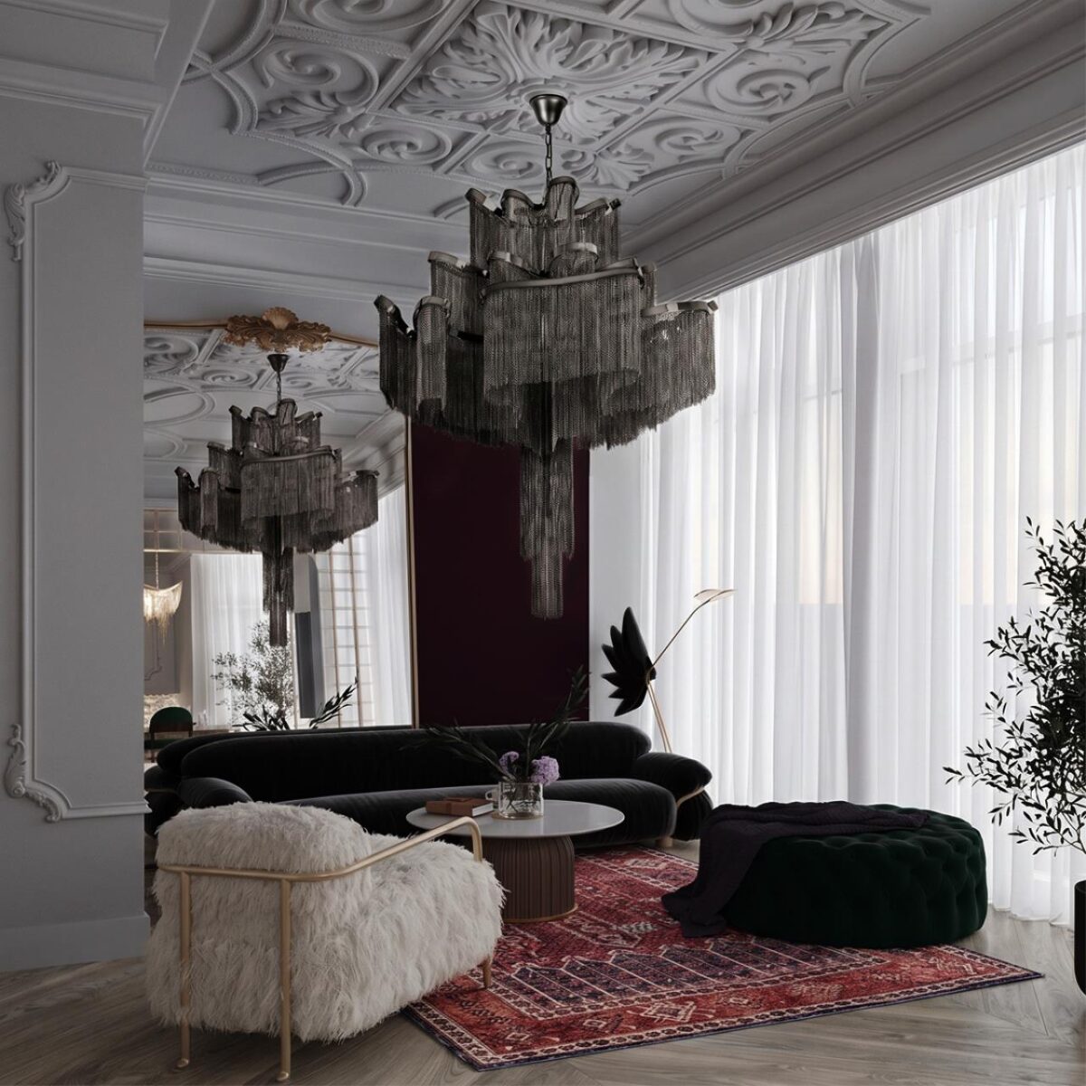 10208/1000 Gunmetal Подвесной светильник LOFT IT Stream — изображение 5