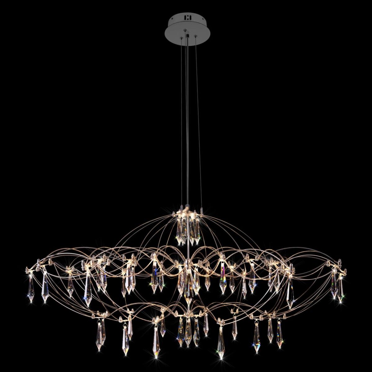 10586/900 Silver Asfour Подвесной светильник LOFT IT Mira — изображение 2