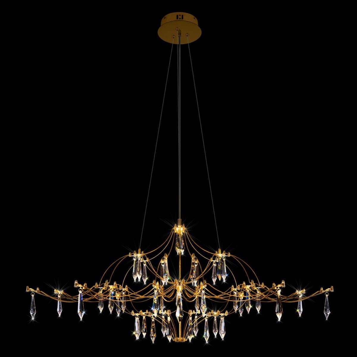 10587/1000 Gold Asfour Подвесной светильник LOFT IT Mira — изображение 2