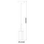 Escada 10191/1S E14*40W Black — изображение 6