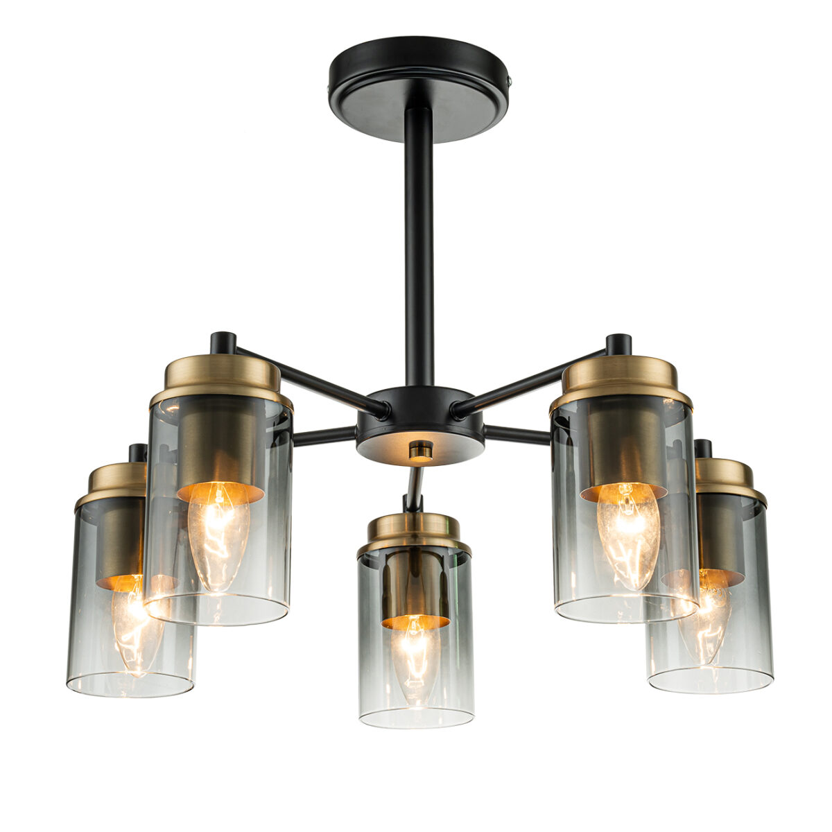 Escada 2118/5P E14*40W Black/Brass — изображение 1