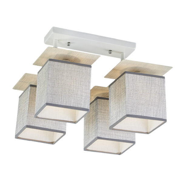 Escada 1129/4PL E27*60W White/Grey