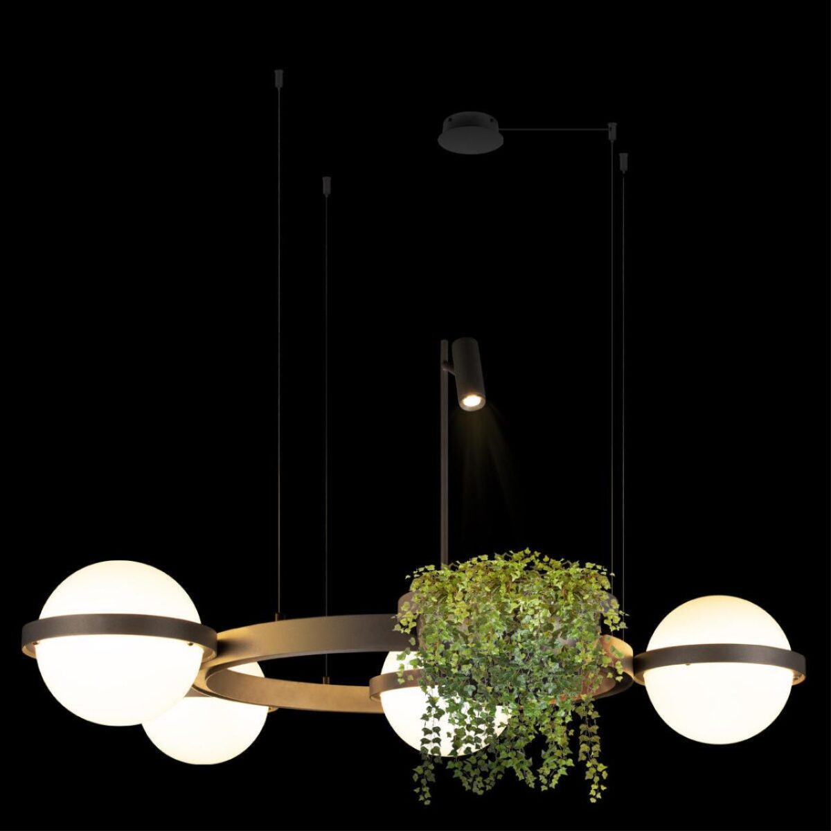 10121/4 Dark grey Подвесной светильник LOFT IT Jardin — изображение 2