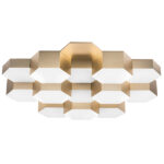 750161 Люстра потол FAVO LED-80W 3840LM ЗОЛОТО 3000K