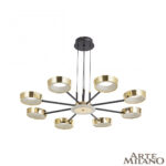 Подвесной светильник светодиодный 271079/8 BK/GD Arte Milano (Артемилано)