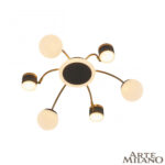 Люстра светодиодная 272040/6 BK/GD Arte Milano (Артемилано)